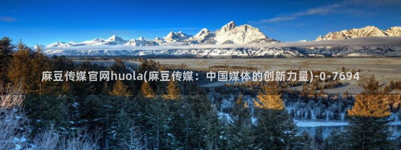 麻豆传媒官网草莓视频：麻豆传媒官网huola(麻豆传媒：中国媒体的创新力量)