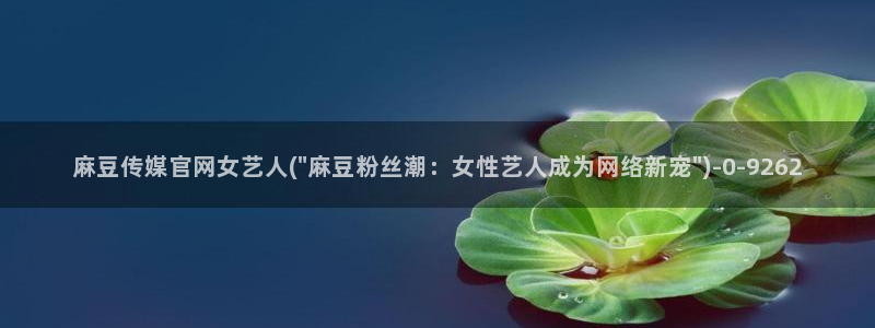 麻豆传媒官网18：麻豆传媒官网女艺人(\