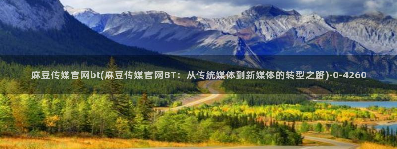 麻豆视传媒断网官：麻豆传媒官网bt(麻豆传媒官网BT：从传统媒体到新媒体的转型之路)