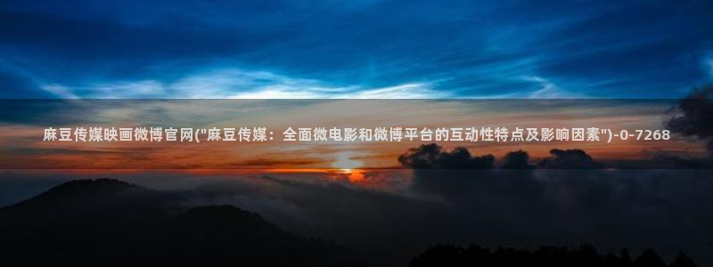 麻豆i传媒官网